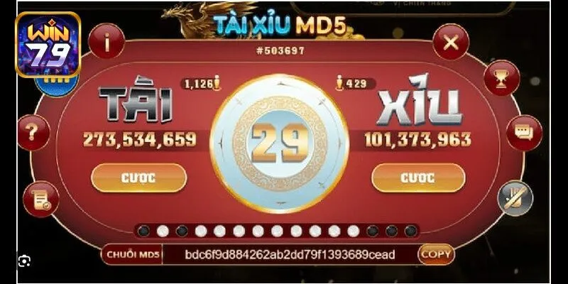 Mini tài xỉu MD5 luôn được ưa chuộng tại cổng game